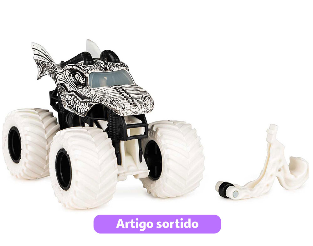 VEÍCULOS 1:64 MONSTER JAM MODELOS SORTIDOS