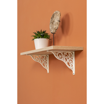 Duraline plankdrager Baroque wit 18x23 cm