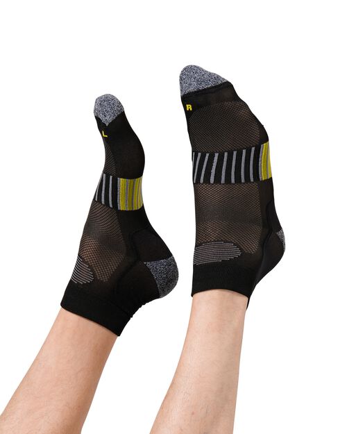 2 paires de chaussettes de sport homme noir