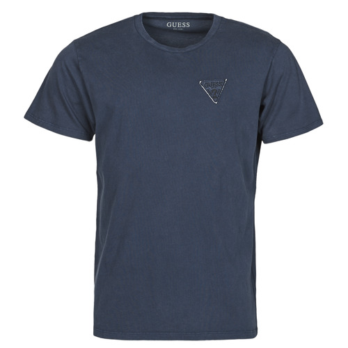Guess - LOGO ORGANIC BASIC CN SS TEE - Marine