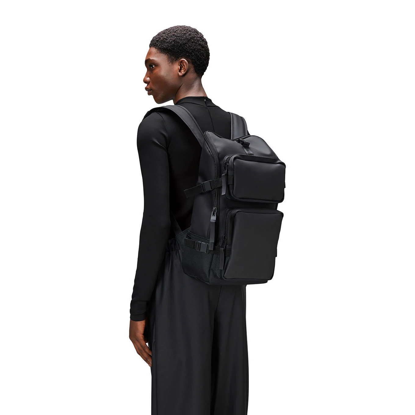 Rains rugzak Trail Cargo W3 zwart