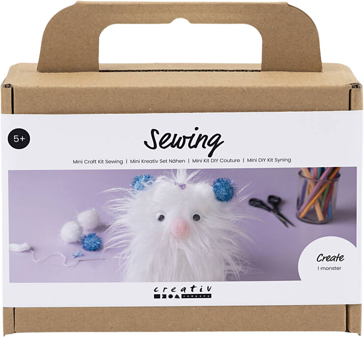 Creativ Company Mini DIY Kit Syning, Monster