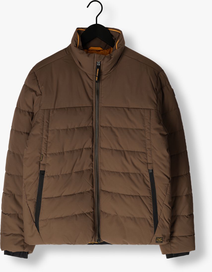 PME LEGEND bruine pme legend gewatteerde jas short jacket airgeneer perfor stretch