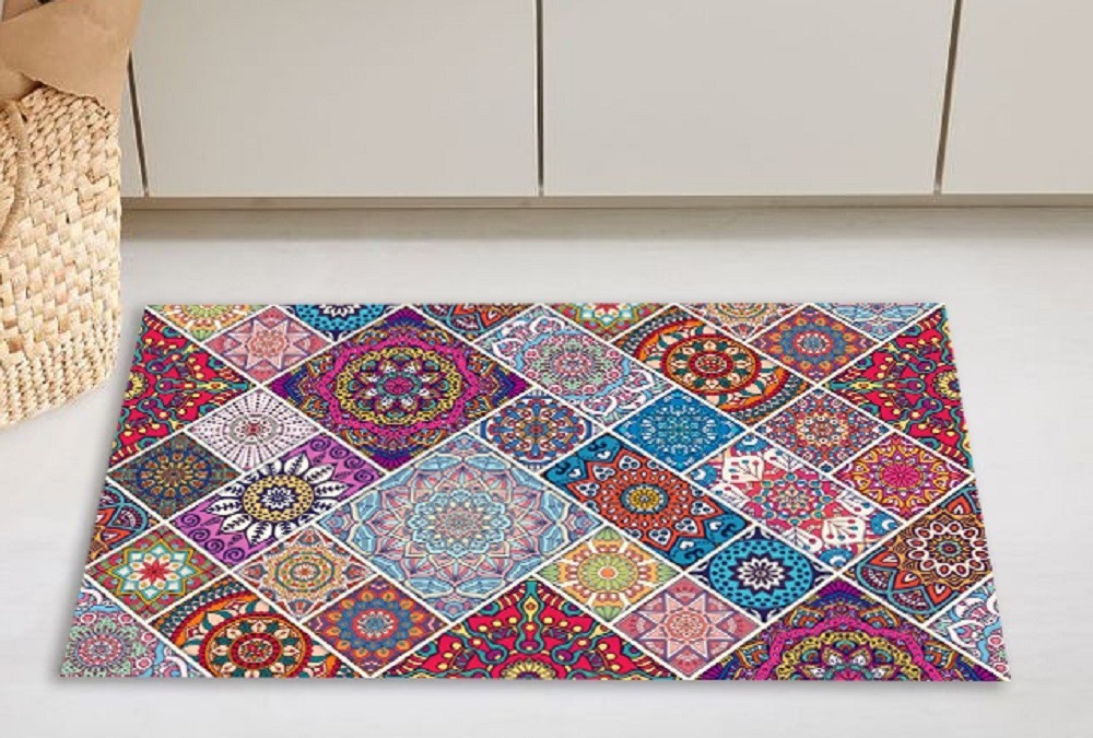 Mani Textile TPS_MULTI_00 - Tapis de cuisine Coloré