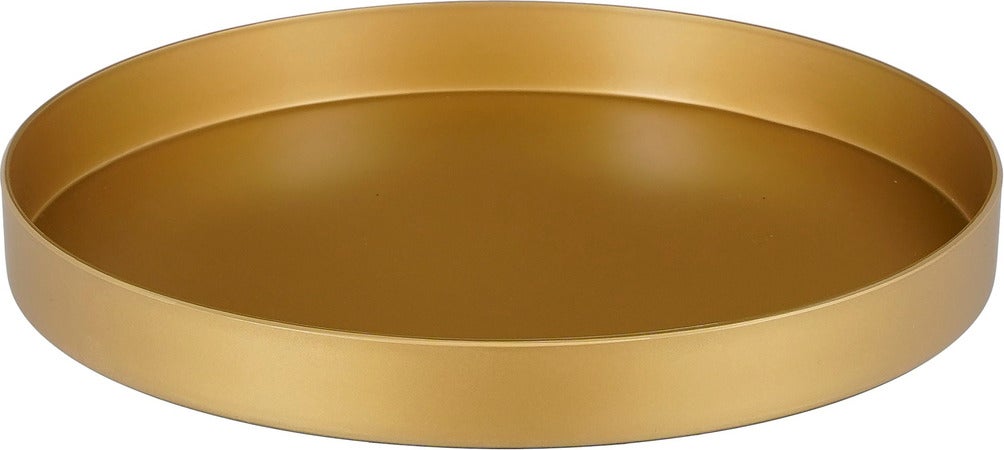 House of Seasons decoratiebord Mila goud D 27 H 3 cm