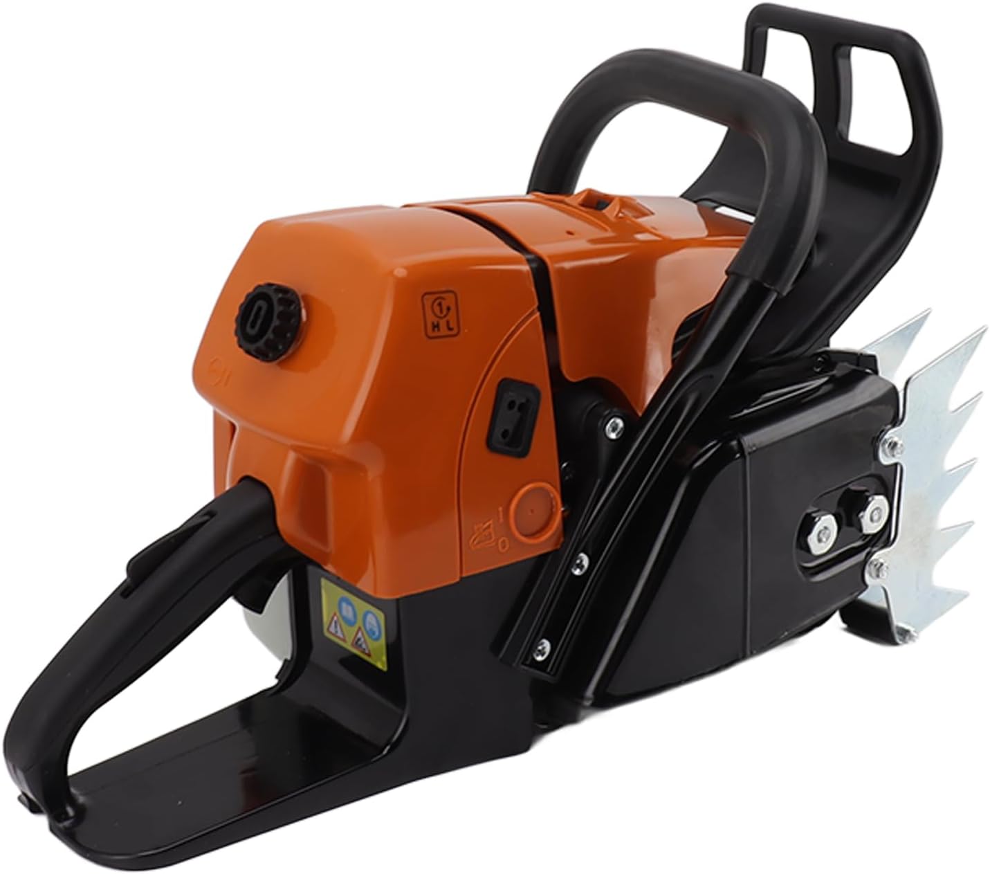 92cc G660 Benzin Kettensägen Antriebskopf, Gasoline Chain Saw Power Head mit Kunststoff-Eisen-Schnellstart- und Schnellstopp-Steuerung, ergonomischem Griff, Zubehör für Kettensägen