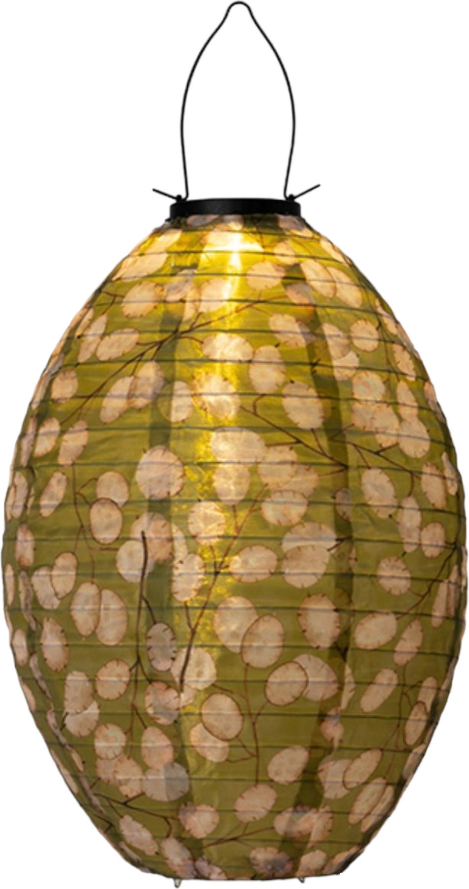 Intartuin solar lampion Judas groen D 25 x H 35 cm