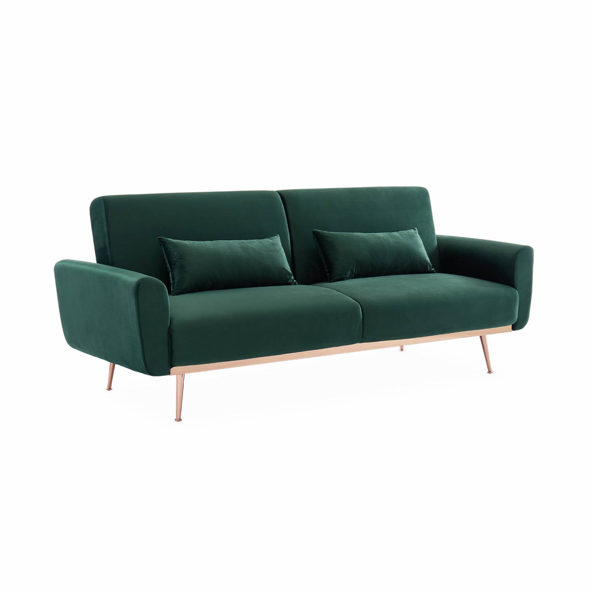 sweeek - Design velours slaapbank