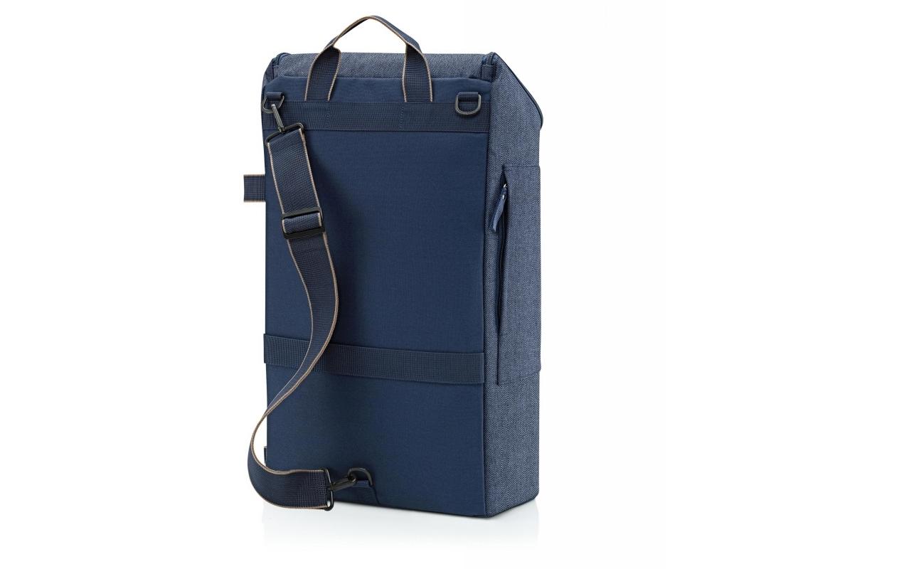 Tasche Citycruiser Bag Herringbone Dark BlueEinkaufstasche aus recyceltem Material