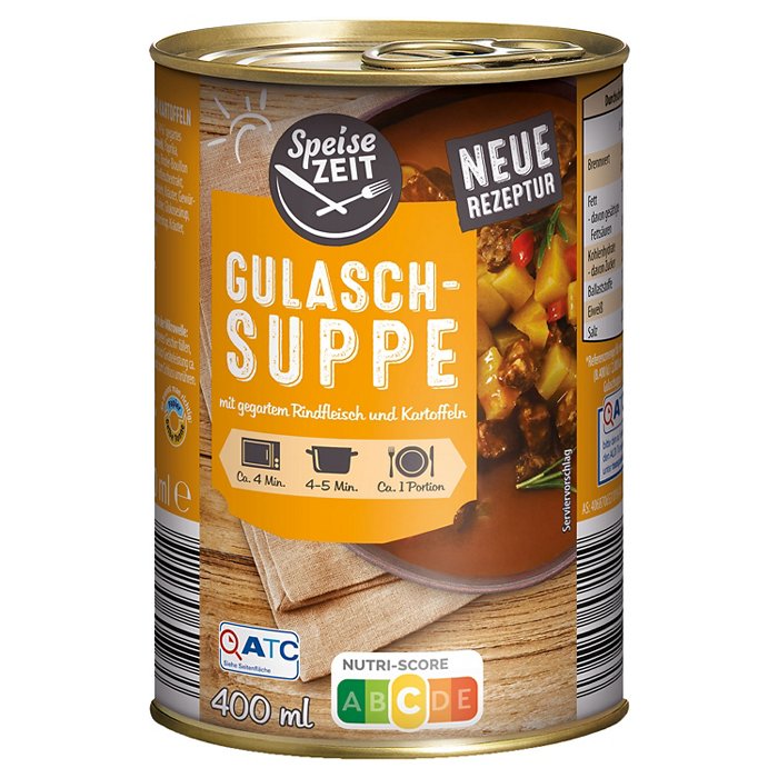 SPEISEZEIT Gulaschsuppe mit Kartoffeln 400 ml