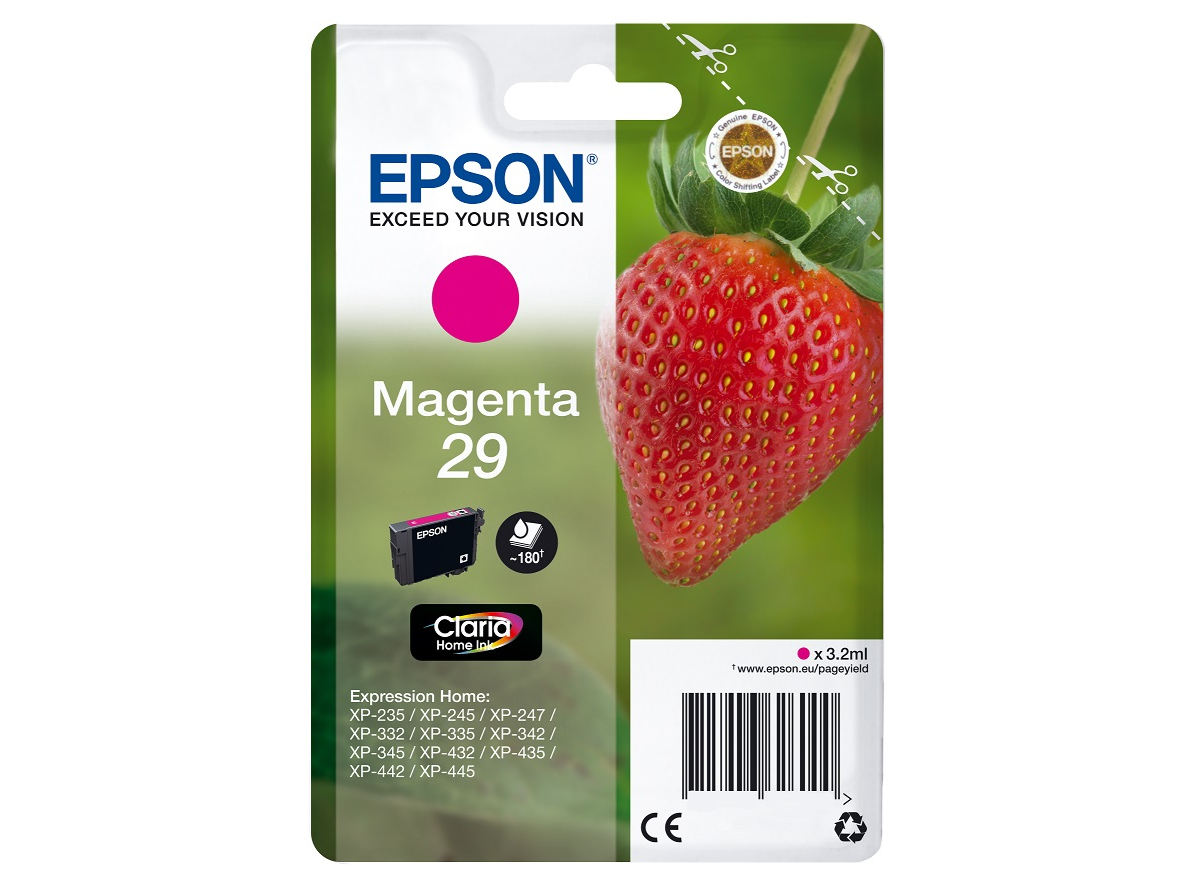 TINTEIRO ORIGINAL EPSON MAGENTA CLARIA HOME T29834
