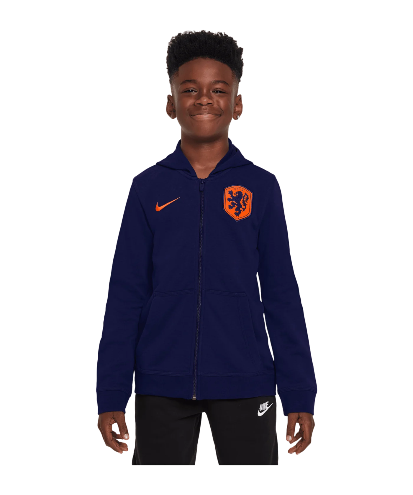 Nike Niederlande hooded jacket EM 2024 kids blue F492