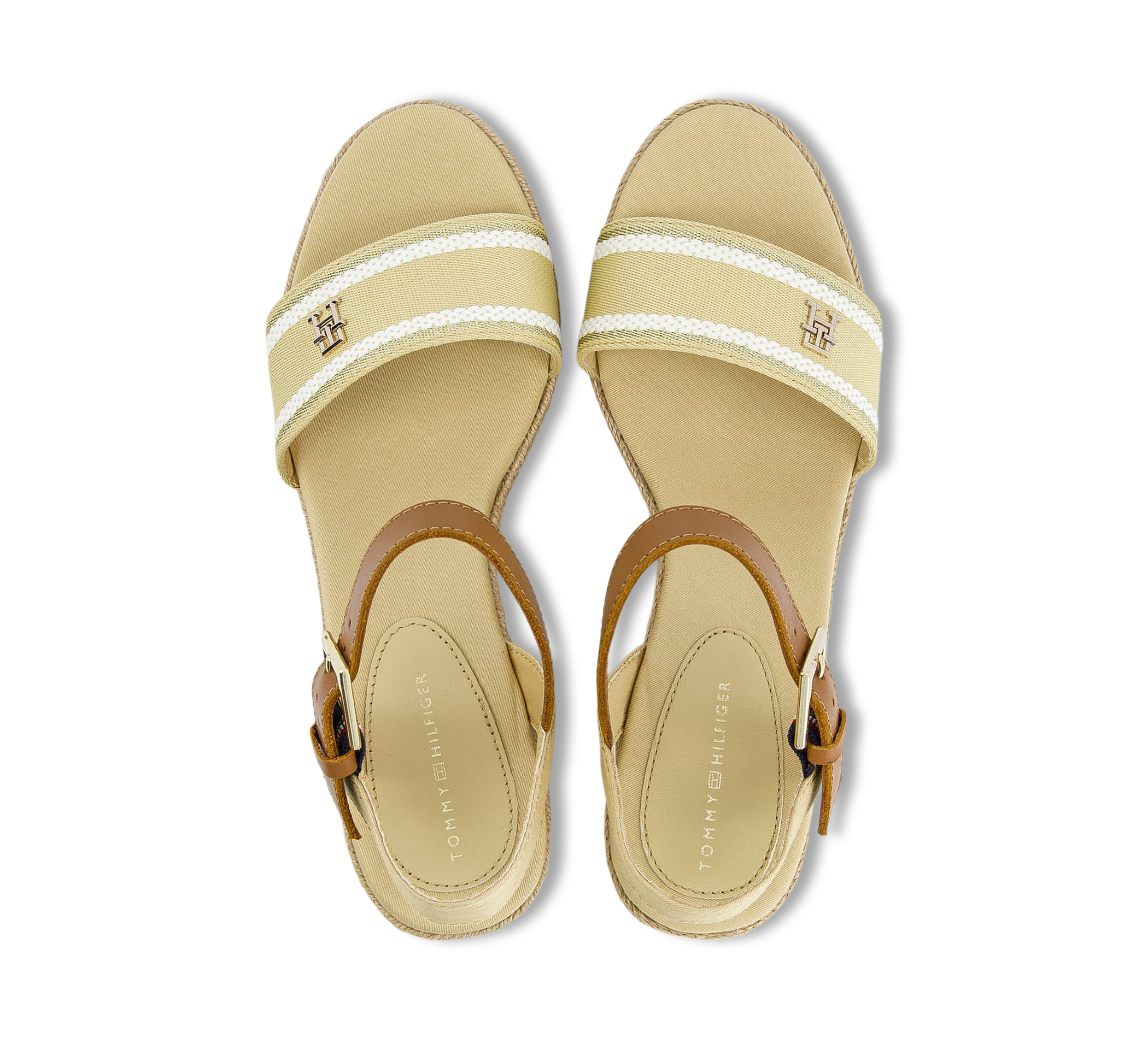 Tommy Hilfiger Keilsandaletten beige/taupe