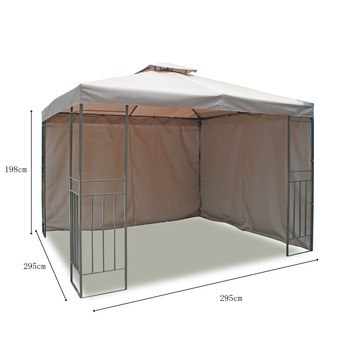 Zijwand Partytent Haïti en Cyprus 2st