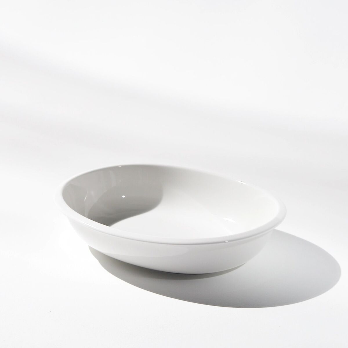 Raami oval serveringsskål 27 cm, hvit