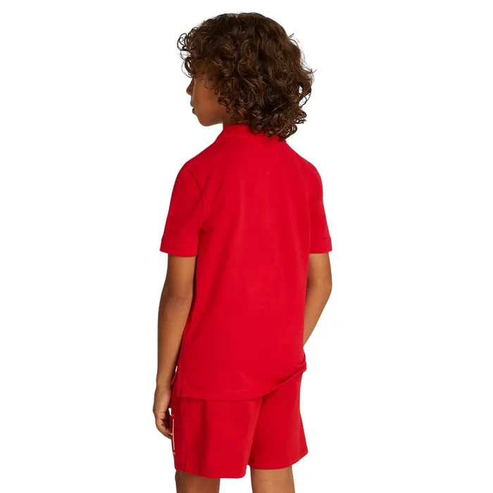 Tommy Hilfiger Contrast Flag Polo Junior
