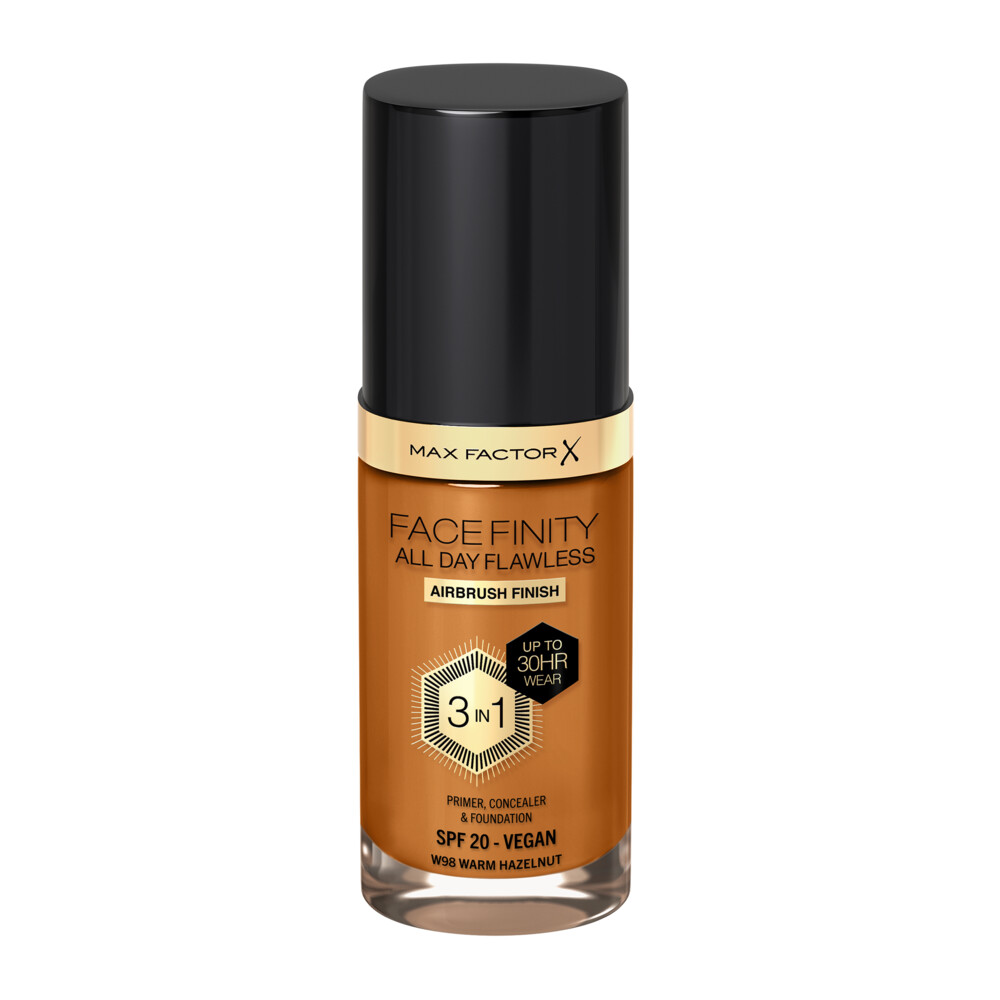 Max Factor Facefinity All Day Flawless Foundation W98 Warm Hazelnut34 ml