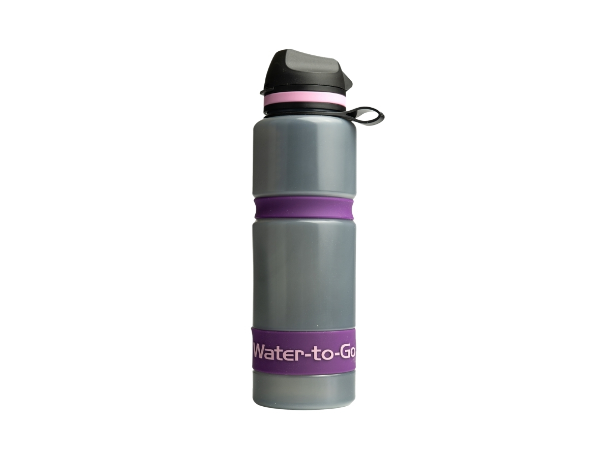Water-to-Go Eco-Active 750 ml waterfles met filter - Purple