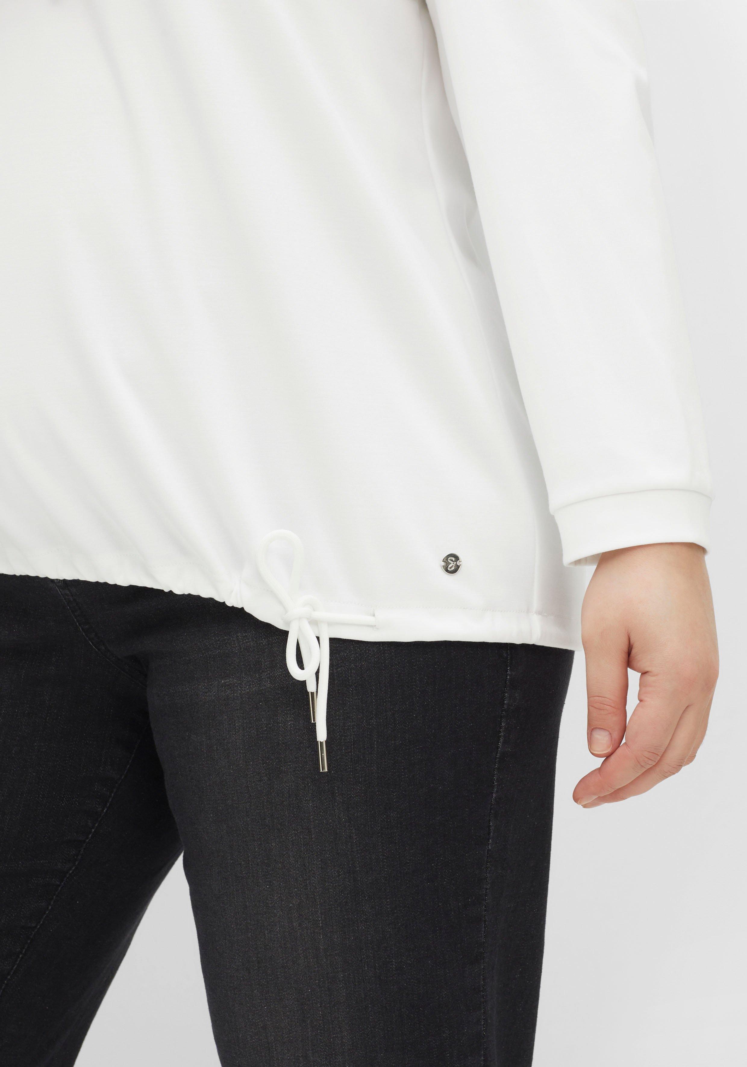 Kapuzensweatshirt mit Frottee-Stickerei