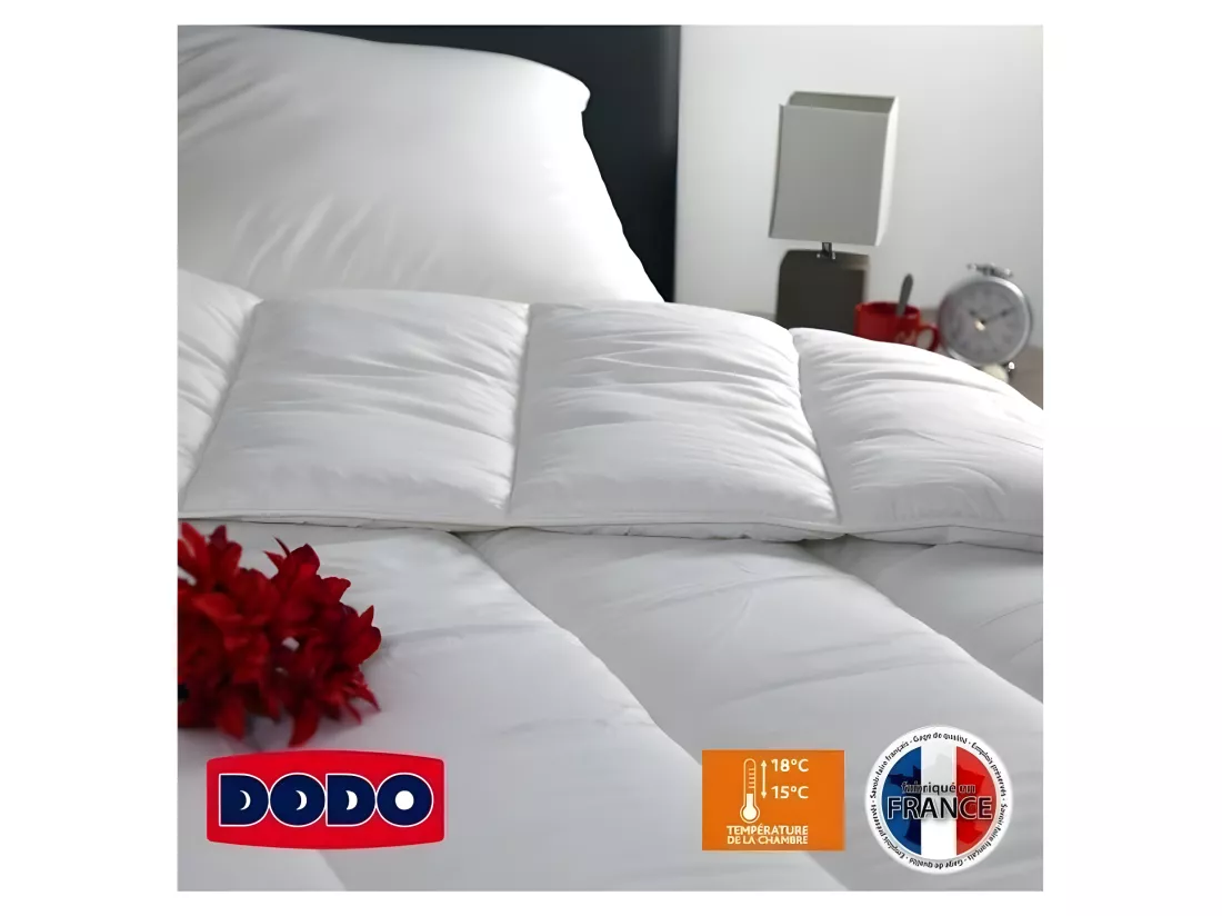 Couette chaude 400gr/m² VANCOUVER 220x240 cm blanc