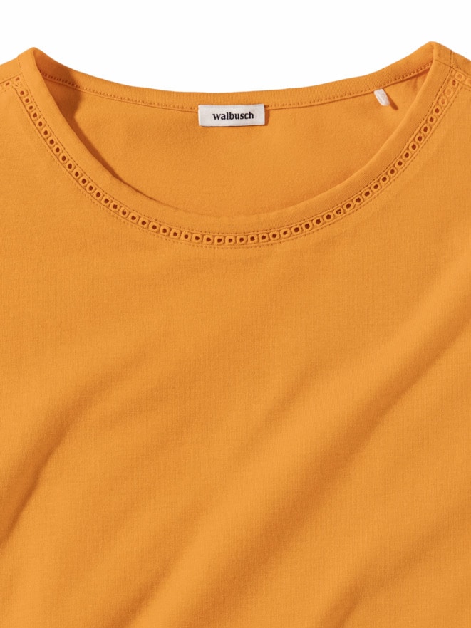 Modalmixshirt Stickereibändchen