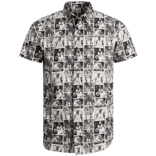 Jack & Jones - CAMISA MANGA CORTA HOMBRE JACK&JONES 12189759 Negro