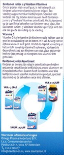 Davitamon Junior 1-3 Vloeibare Vitamines Framboos 100ML