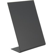 Ardoise de table L-SHAPE, A5, noir
