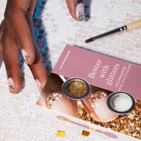 Manucurist Duo Paillette & poudre - Rose Gold Edition