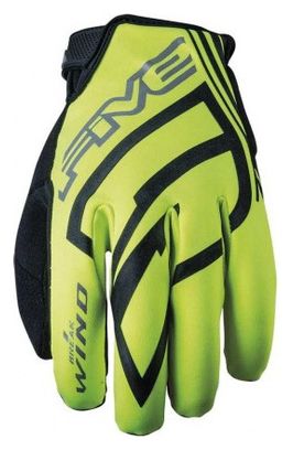 Paire de Gants Hiver Five Windbreaker Jaune