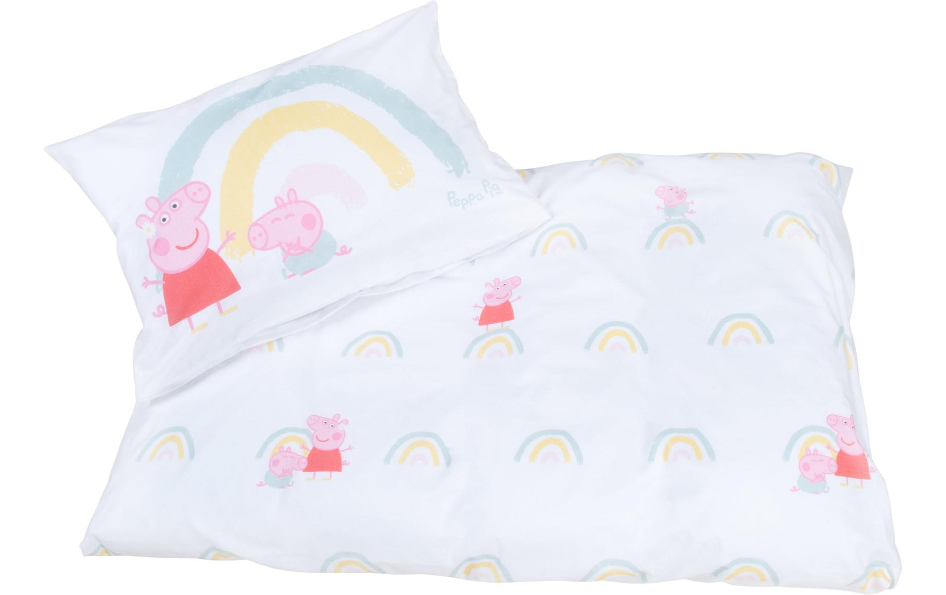 Kinderbettwäsche Peppa Pig 100 x 135 cm + 40 x 60 cmBettwäsche für Kinder