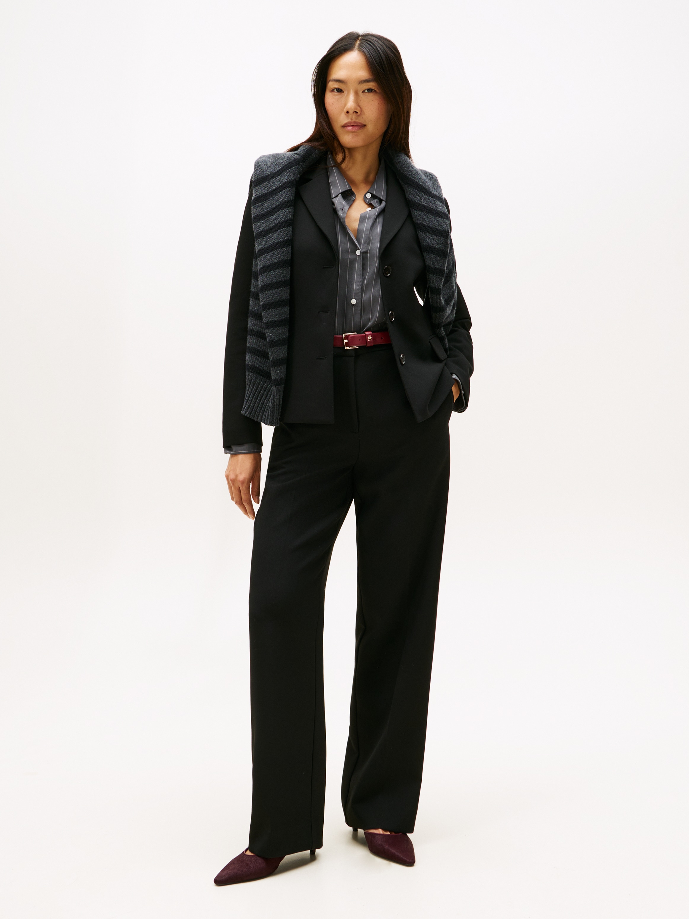 Tommy Hilfiger Kurzblazer »PUNTO TONAL CREST SLIM BLAZER«