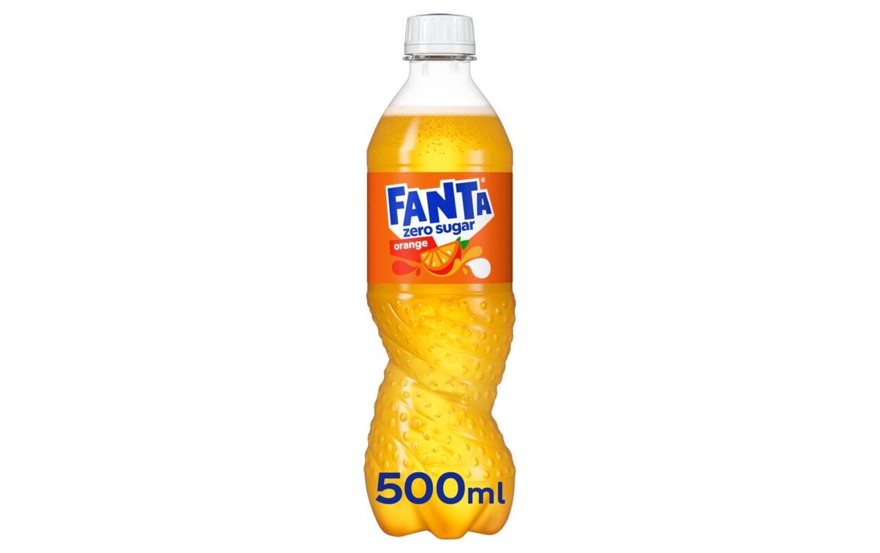 Soft-Drinks Orange Zero 6 x 0.5 lKalorienfreies Erfrischungsgetränk mit Orangengeschmack