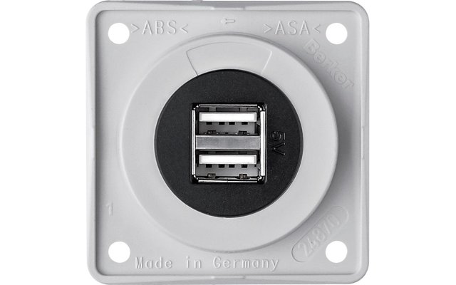 Berker Integro Flow und Pure Doppel USB Steckdose 12 V
