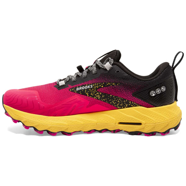 Chaussure trail BROOKS CASCADIA 17 W DIVA PINK/BLACK/LEMON CHROME