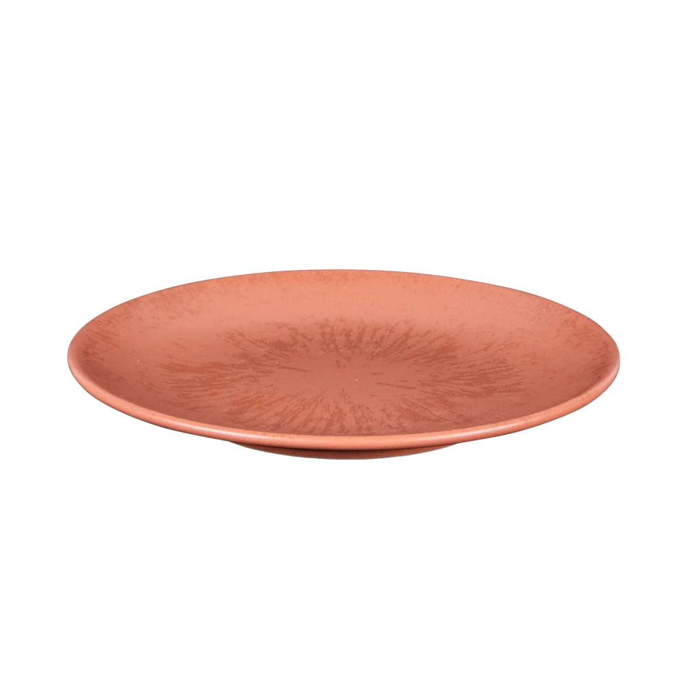 Assiette à dessert Onyx 21 cm Terracotta (lot de 6) Table passion