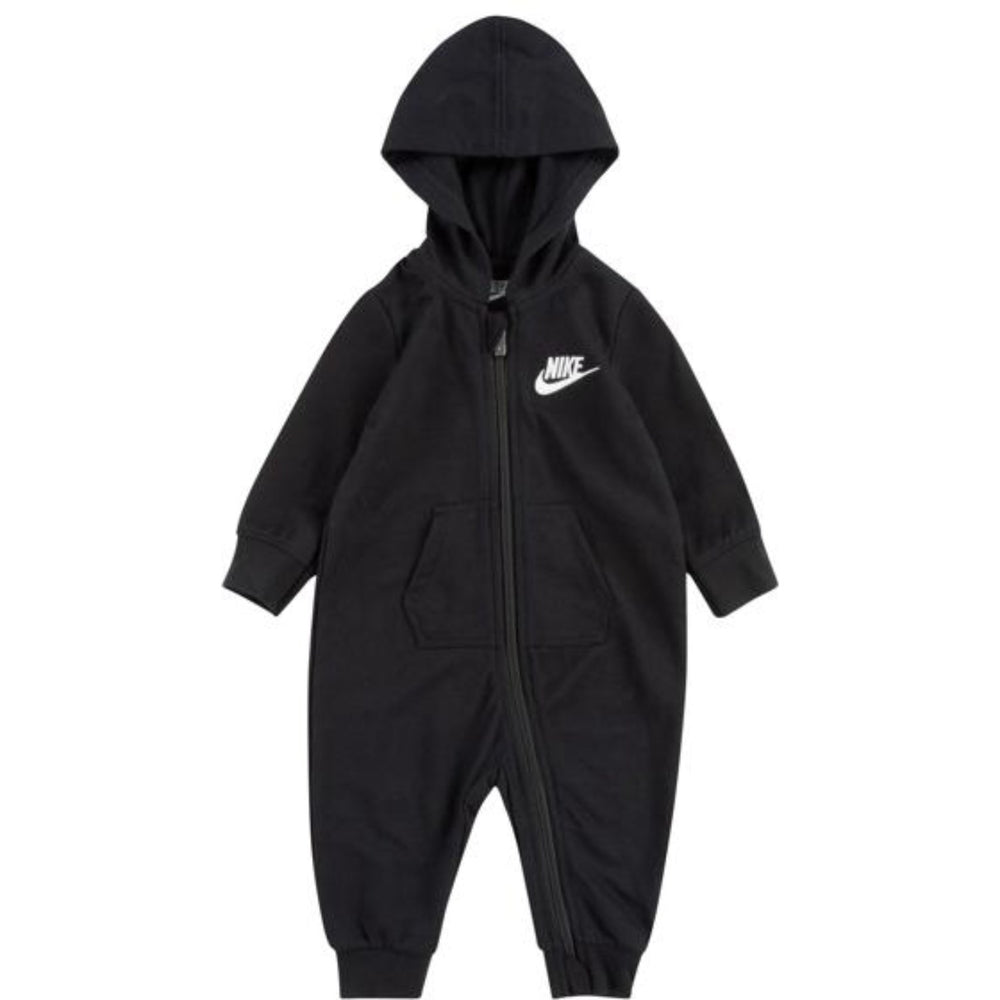 Køb NIKE Black Baby French Terry Futura Coverall