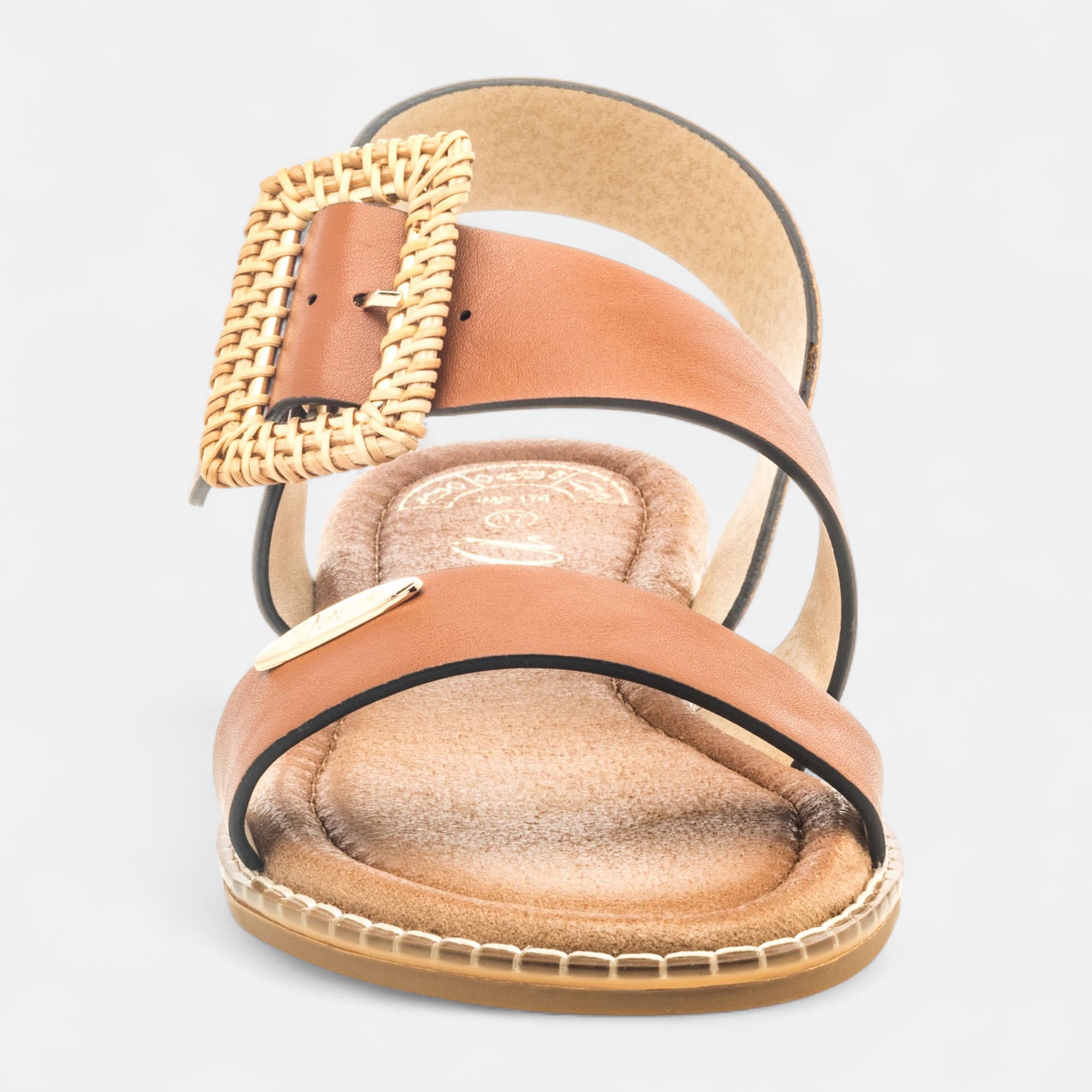 Sandales Femme cognac