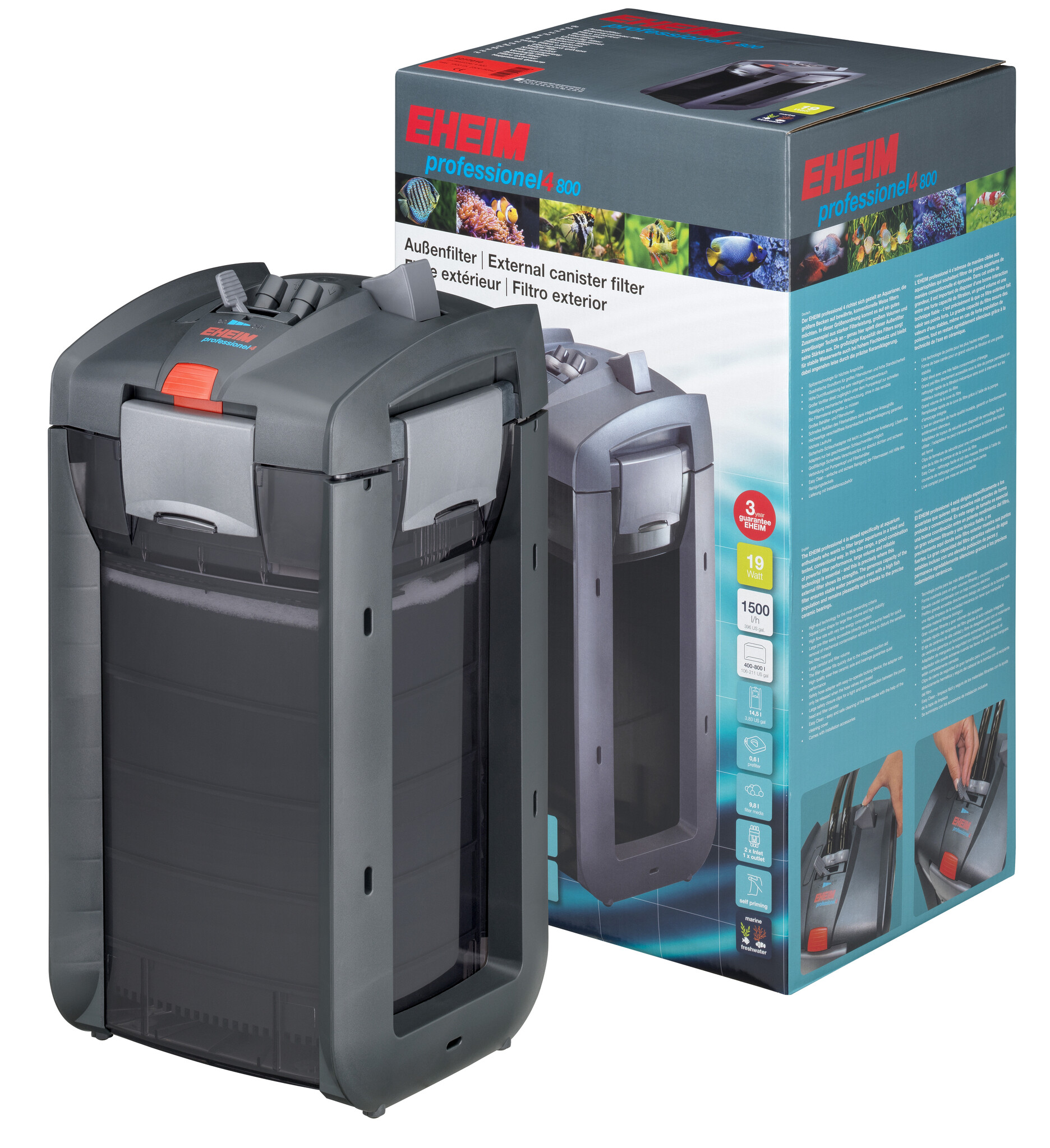 Eheim Professionel 4 800 excl.  filtermedia