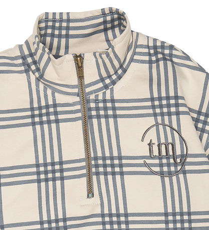 That's Mine Sweatshirt - Masi - Carreaux Bleu