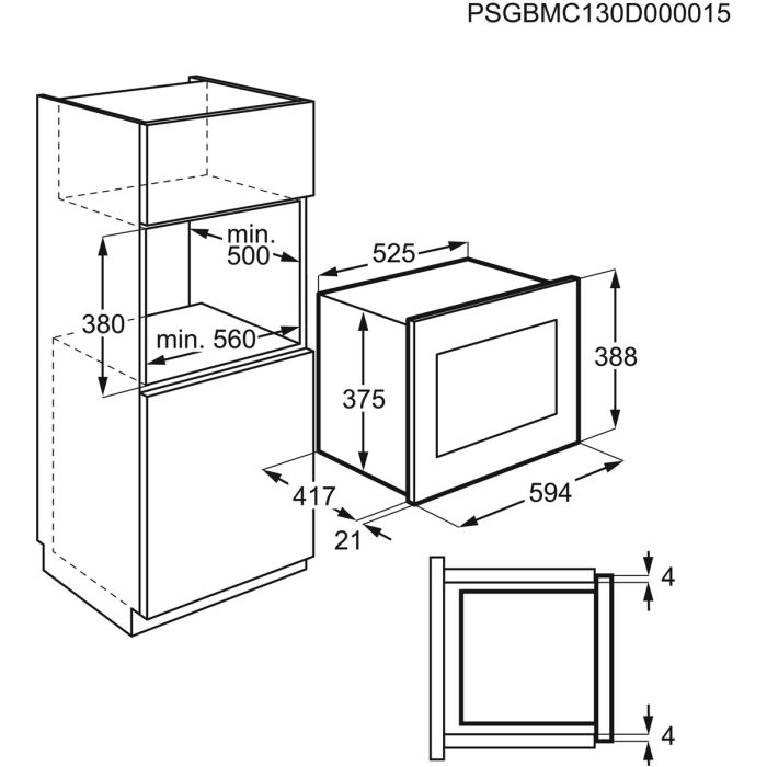 AEG Mikrowelle MBE2657DEM