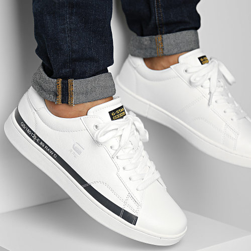 Baskets Cadet Leather Logo 2312-002523 White Navy