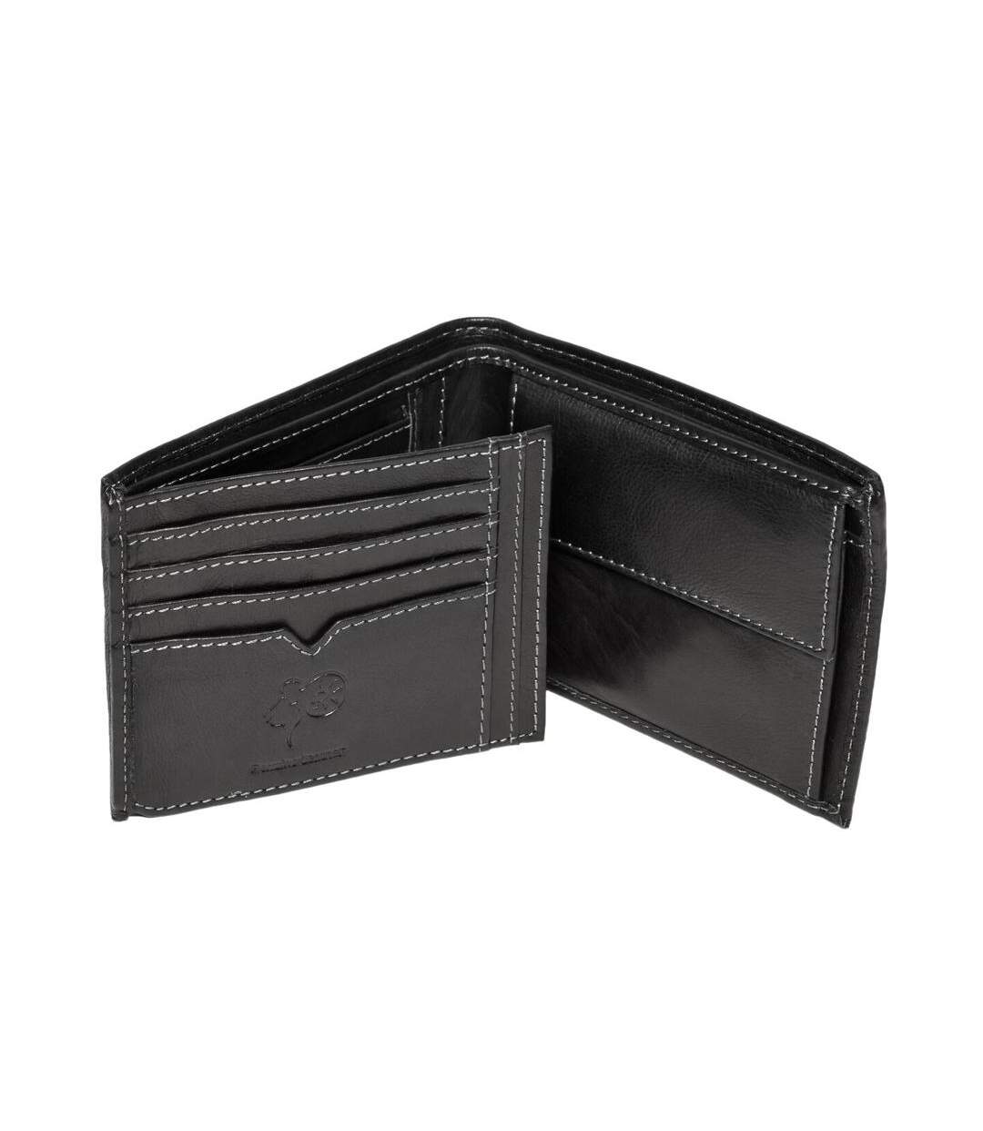 Eastern Counties Leather - Portefeuille à trois volets - Homme (Noir) (Taille unique) - UTEL323