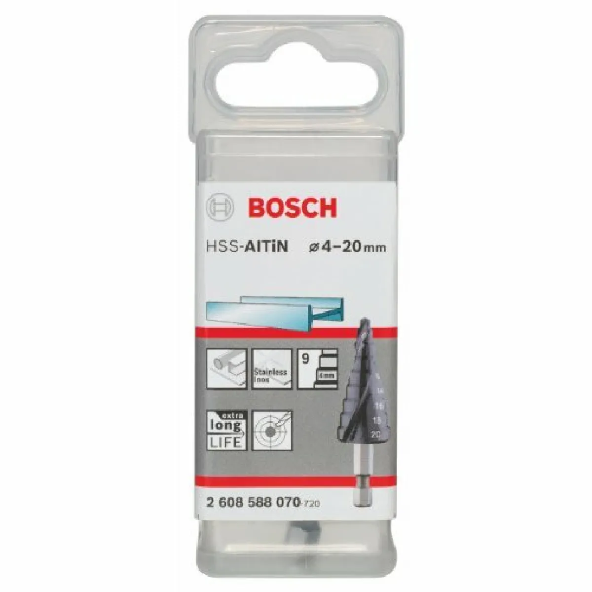 Bosch 2608588070 Fraise étagée HSS-AlTIN