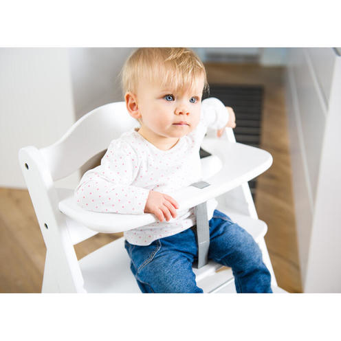 Chaise haute Alpha+ - Blanc - HAUCK