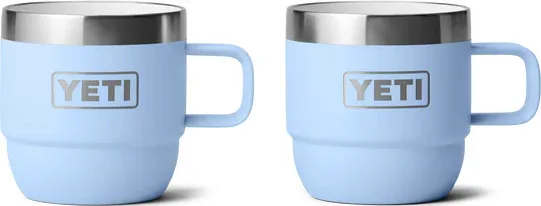 Yeti Rambler 177 ml Stackable Mugs 2-pack Big Sky Blue