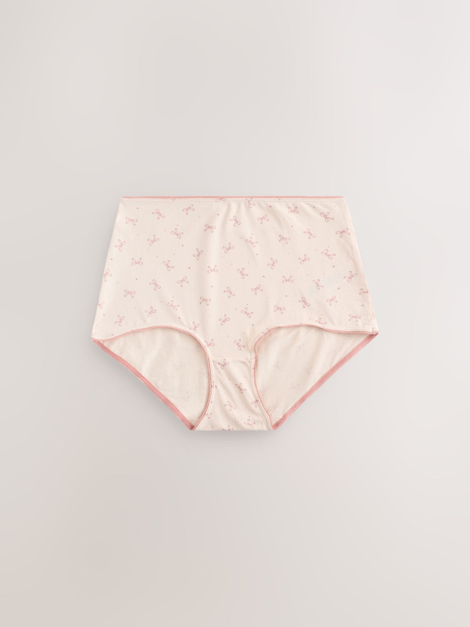 Blue Bows - Set van 7 slips met hoog katoengehalte