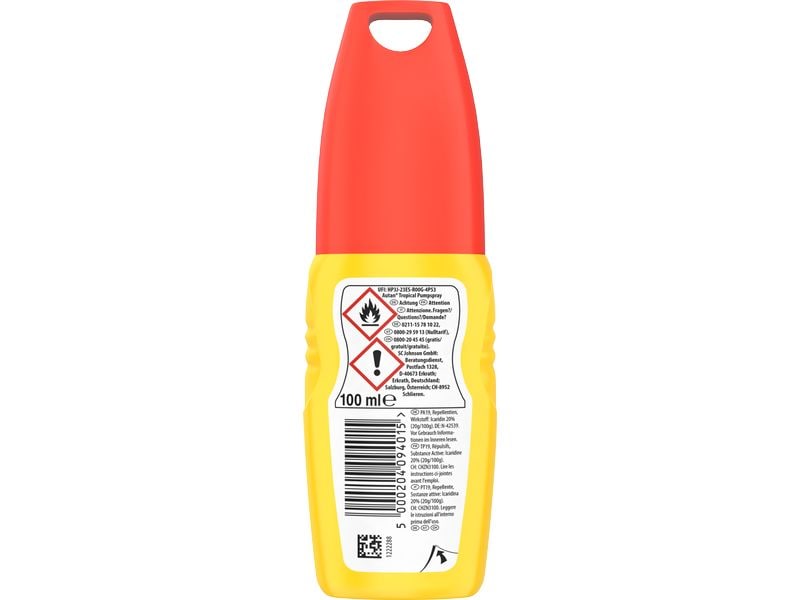 Autan Insektenschutz-Spray Tropical 100 ml Schweissresistenter Mückenschutz