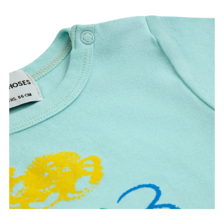 Bobo Choses Body Coton Bio Visage | Bleu