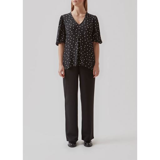 Modström RidderMD Bluse, Black Polka Dot, L